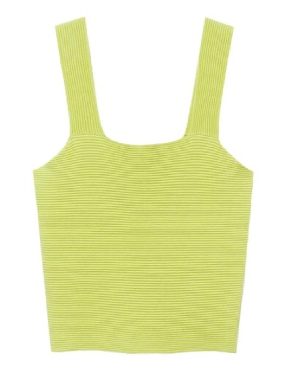 Mango Ribbed Crop Top - Picture 6 of 12